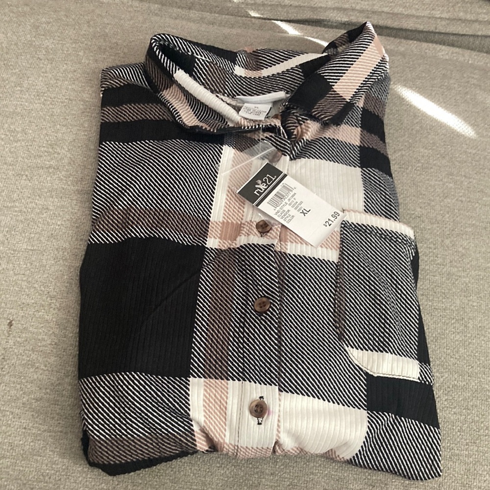 Cropped flannel